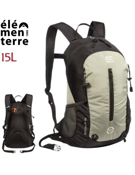 Sarawat (Black) - Mochila de 15 litros ideal para trekking - Elementerre