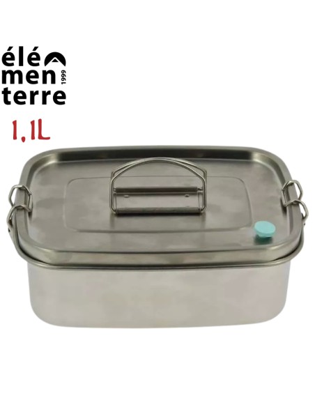 Conway (rojo) - Tupper comida de acero - Elementerre