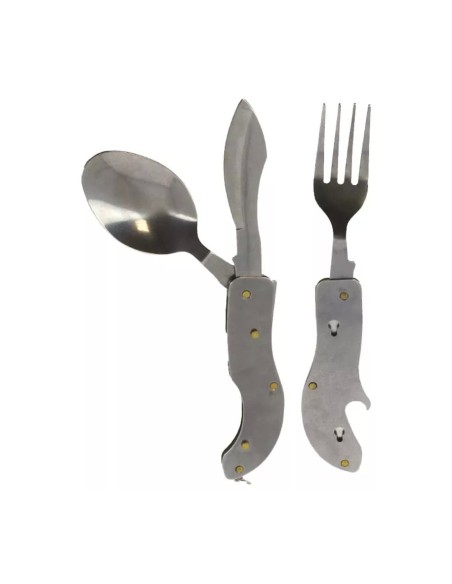 Coovy - Juego de cubiertos plegables de 3 piezas - Elementerre