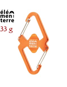 Dokara - Mosquetón doble de aluminio - Elementerre