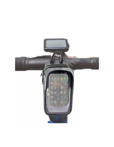 Kom - Bolsa para cuadro de bicicleta con soporte para teléfono - Elementerre