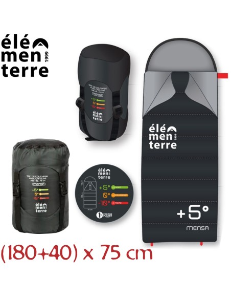 Mensa - Saco de dormir con capucha - Elementerre