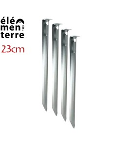 Peg S - Estacas de 23cm para tienda de campaña - Elementerre