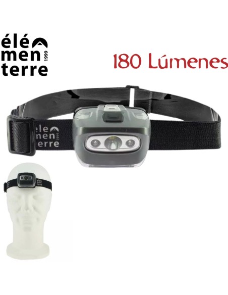 Rimo - Luz frontal de 180 lúmens - Elementerre
