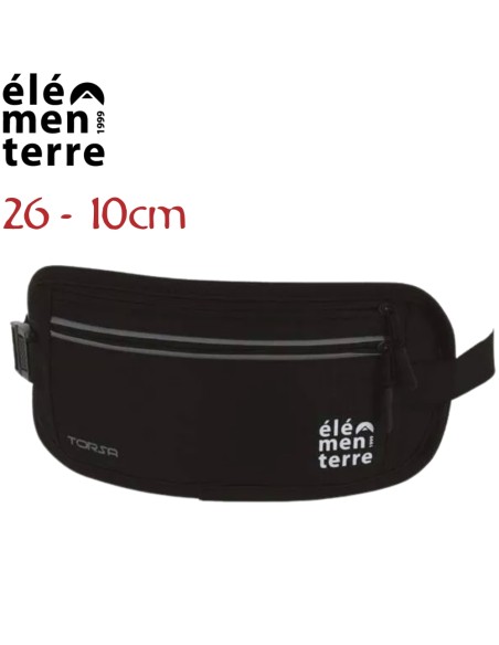 Torsa (Negro) - Riñonera de viaje - Elementerre