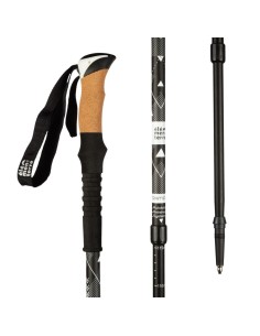 Tramp (Black) - Bastón de senderismo largo con empuñadura de corcho - Elementerre 2