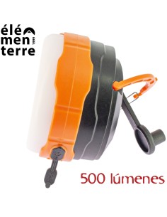 Sirus - Linterna dinamo recargable de 500 lúmens - Elementerre