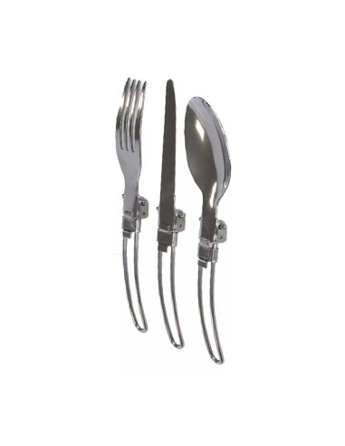 Curves - Juego de cubiertos plegables de 3 piezas - Elementerre