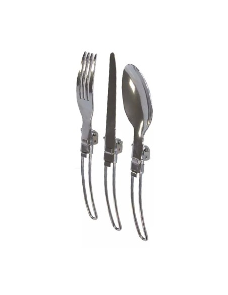 Curves - Juego de cubiertos plegables de 3 piezas - Elementerre