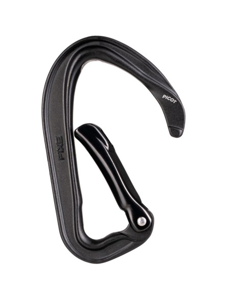 Picot straight - Mosquetón ergonómico y ligero con gatillo curvo - Fixe