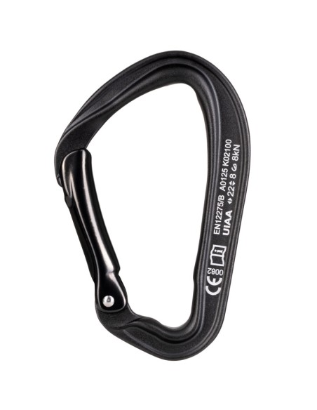 Picot straight - Mosquetón ergonómico y ligero con gatillo curvo - Fixe