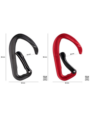 Picot curve - Mosqueton ergonómico y ligero con gatillo curvo - Fixe