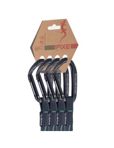 Pack 4 Puput 12cm quickdraw - Cintas express 12cm para escalada deportiva - Fixe 2