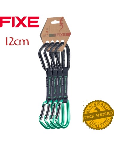 Pack 4 Puput 12cm quickdraw - Cintas express 12cm para escalada deportiva - Fixe