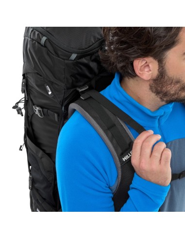 Hanang 50L (Black) - Mochila de senderismo y viaje - Millet