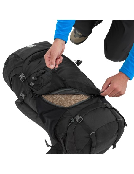 Hanang 50L (Black) - Mochila de senderismo y viaje - Millet