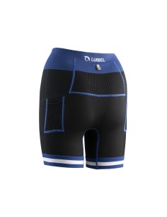 Spirit Flux shorts W (Negro/Azul Royal) - Malla corta Trail running para mujer - Lurbel 2