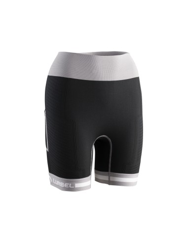 Spirit Flux shorts W (Negro/Gris Hielo) - Malla corta Trail running para mujer - Lurbel