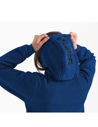Wave hoodie (Azul Royal/Negro) - sudadera con tallaje unisex - Lurbel