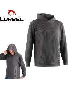 Wave hoodie (Gris Hielo/Negro) - sudadera con tallaje unisex - Lurbel