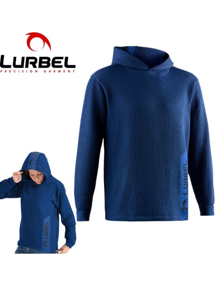 Wave hoodie (Azul Royal/Negro) - sudadera con tallaje unisex - Lurbel