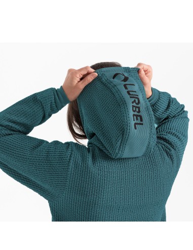 Wave hoodie (Verde botella/negro) - sudadera con tallaje unisex - Lurbel