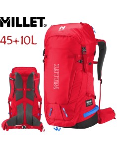 Peuterey Integrale 45+10L (Red - Rouge) - Mochila alpinismo y trekking - Millet