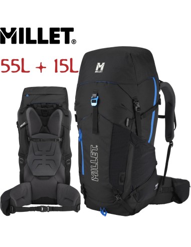 Ubic 55 + 15L (E-Black) - Mochila polivalente - Millet