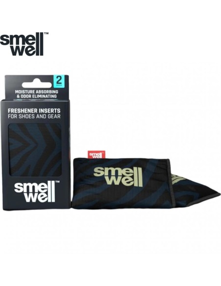 SmellWell Active (Black Zebra) - Bolsas desodorantes para calzado (par) - SmellWell