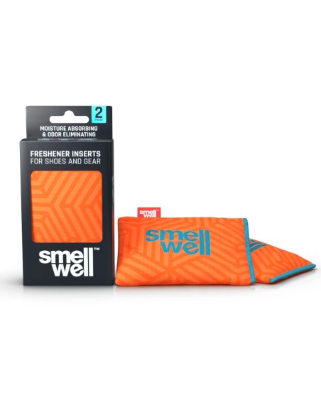SmellWell Active (Geometric Orange) - Bolsas desodorantes para calzado (par) - SmellWell