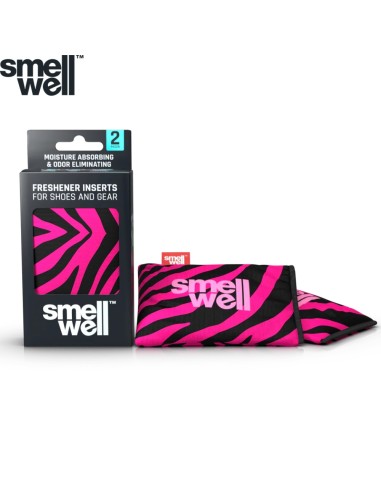 SmellWell Active (Pink Zebra) - Bolsas desodorantes para calzado (par) - SmellWell