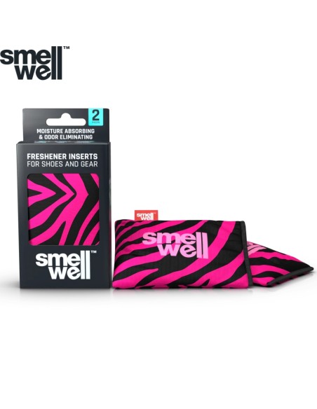 SmellWell Active (Pink Zebra) - Bolsas desodorantes para calzado (par) - SmellWell