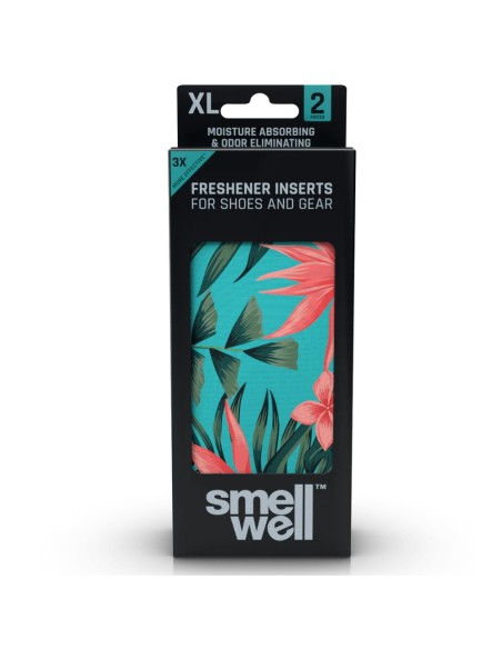SmellWell Active XL (Tropical Floral ) - Bolsas desodorantes grandes para calzado (par) - SmellWell