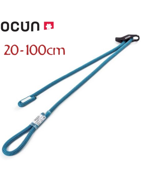 Sbea Adjust (20/100 cm) -  Cabo de anclaje regulable - Ocun