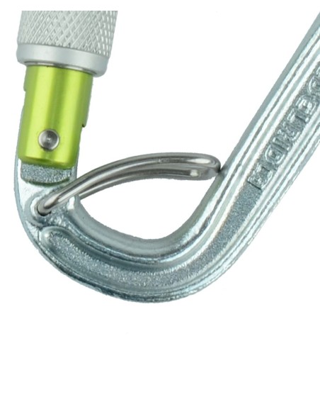 HMS Bruce Steel Screw FG - Mosquetón HMS de acero con barra de resorte interna - Edelrid
