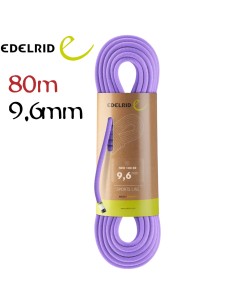 Neo 100 3R 9,6mm (Lavender) - Cuerda simple 80m con poliamida reciclada - Edelrid