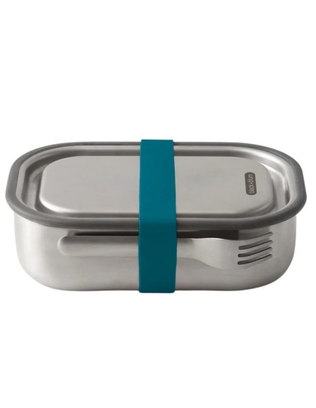 Stainless Steel Sandwich box large (Ocean) - Sandwichera grande - Black + Blum