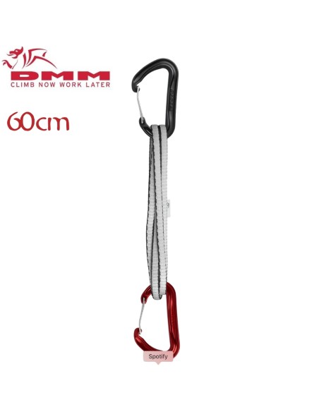 Phantom Alpine Quickdraw Red 60cm - Cinta extensible via larga - DMM
