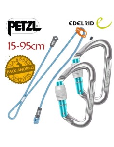 Pack doble cabo de anclaje regulable - Petzl/Edelrid