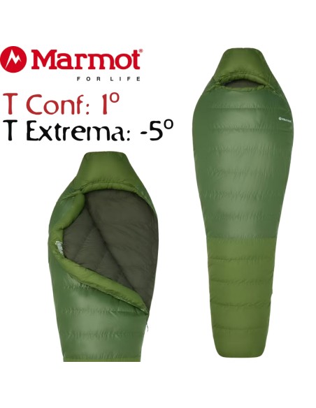 Mad River 30 (Foliage/Rosin Green) LZ - Saco pluma cremallera izquierda - Marmot