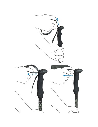 Backcountry 3.0 - Bastón de trekking aluminio (64-135cm) - C.A.M.P