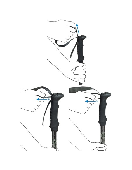 Backcountry 3.0 - Bastón de trekking aluminio (64-135cm) - C.A.M.P