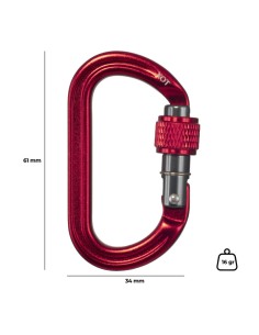 Xot rosca - Pequeño mosquetón auxiliar con rosca - Fixe 2
