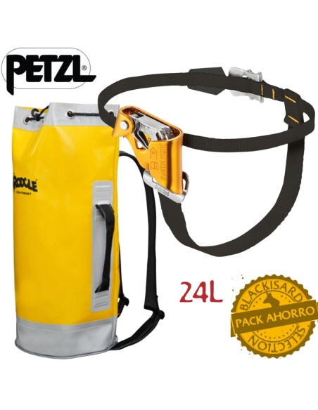 Pack petate medium 24l con bloqueador Pantin de Petzl