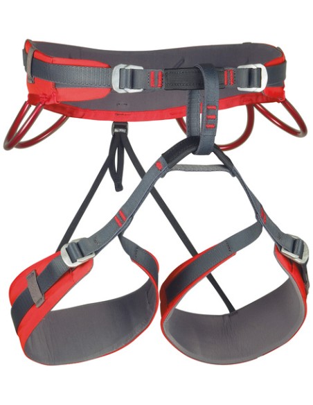 Pack Arnés CR4 (Red) + Disipador Flamenc - Pack para vía ferrata - CAMP/ Fixe