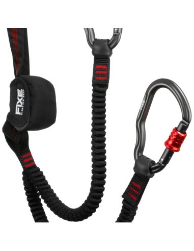 Pack Arnés CR4 (Red) + Disipador Flamenc - Pack para vía ferrata - CAMP/ Fixe