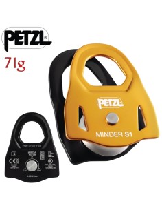 Minder S1 - Polea compacta de placas laterales móviles - Petzl