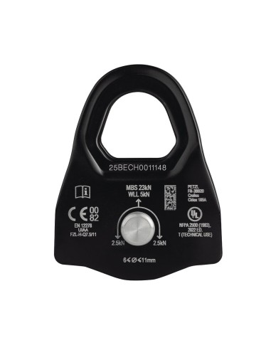 Minder S1 - Polea compacta de placas laterales móviles - Petzl