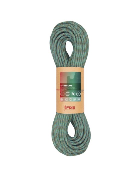 Riglos 8.4mm Nature Classic (Verde) (50m) - Cuerda doble y gemela -Fixe