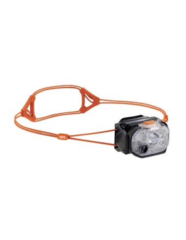 Swift RL Black/Orange (1200 lumens) Linterna frontal compacta, ultrapotente y recargable - Petz